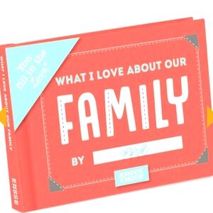 "What I Love About Our Family," A Mini Fill In Book